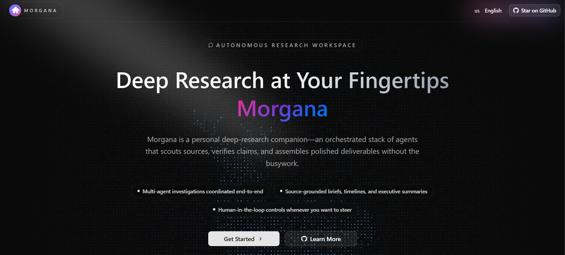 Morgana Deep Research Agent